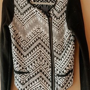Lucky Brand Zip Up Sweater / Blazer